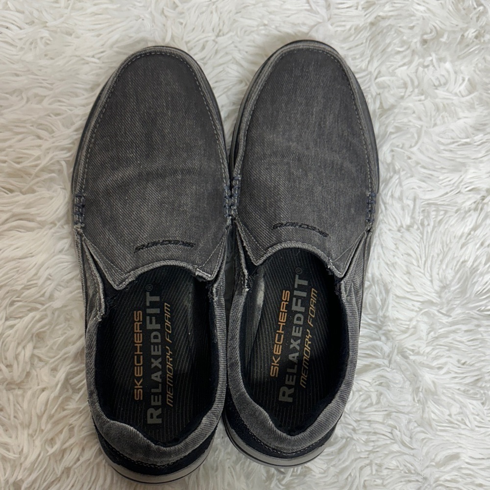Skechers Mens Expected Avillo Relaxed-Fit Slip-On Loafer Black Size 10.5 - Picture 8 of 11